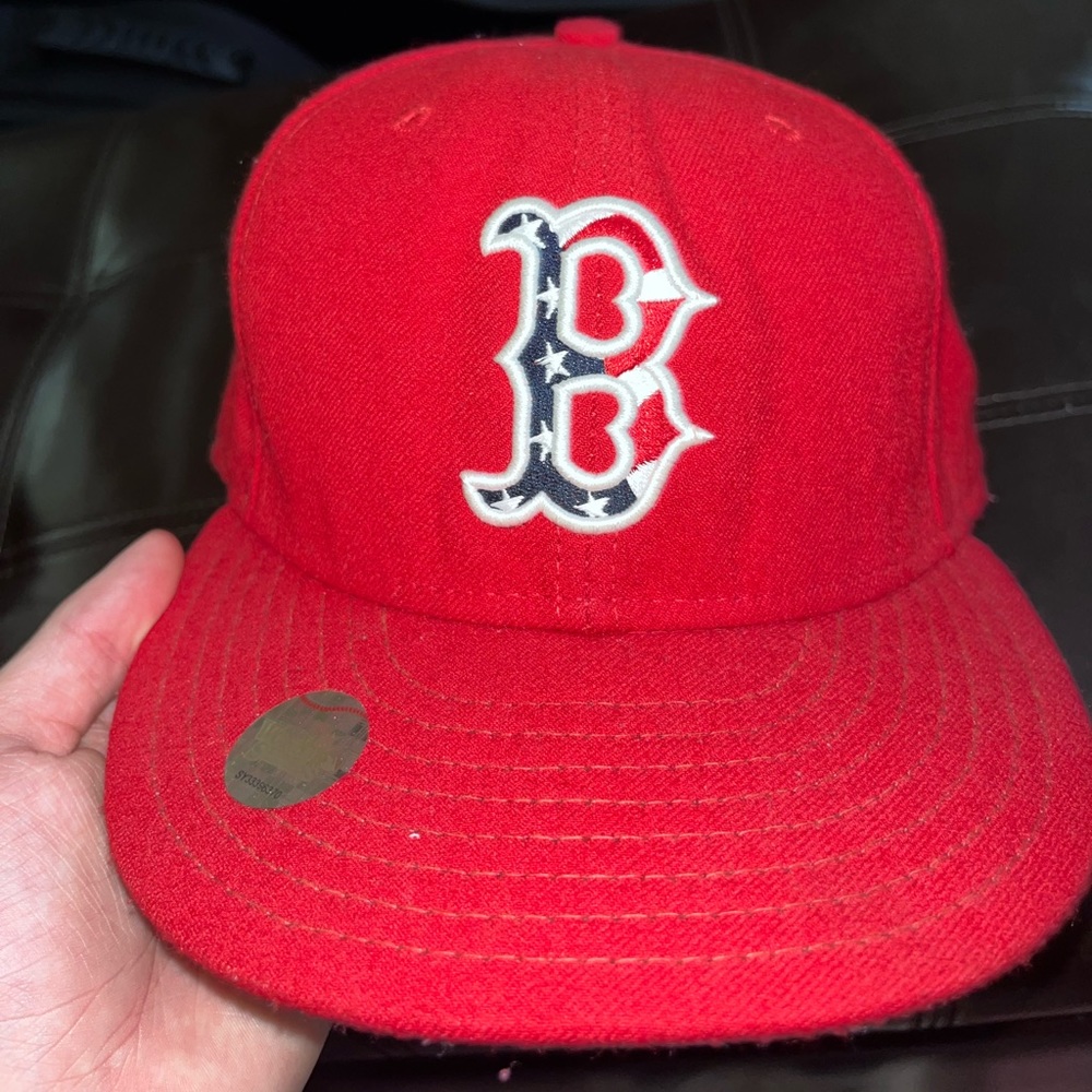 Boston Red Sox USA logo baseball cap